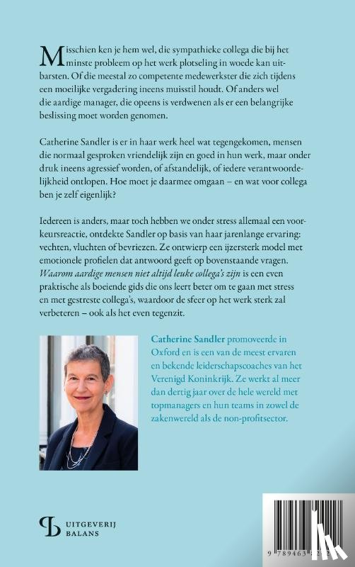 Sandler, Catherine - Waarom aardige mensen niet altijd leuke collega's zijn