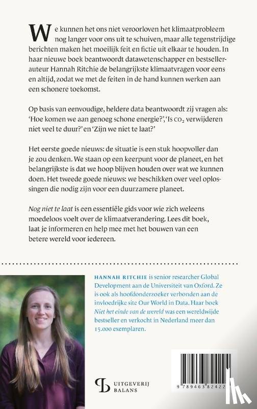 Ritchie, Hannah - Nog niet te laat