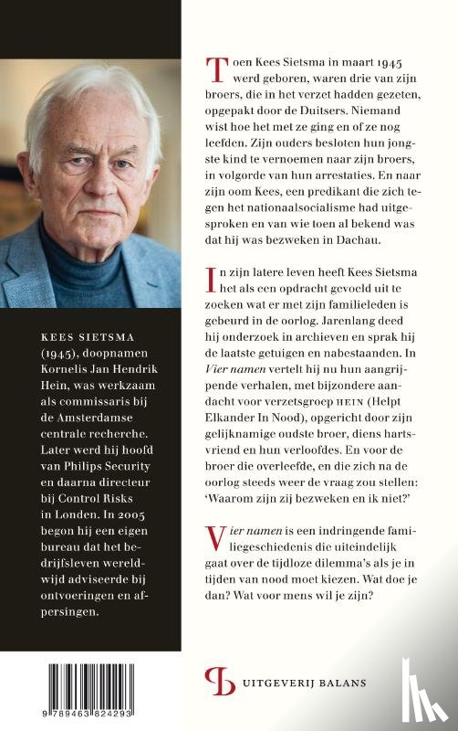 Sietsma, Kees - Vier namen