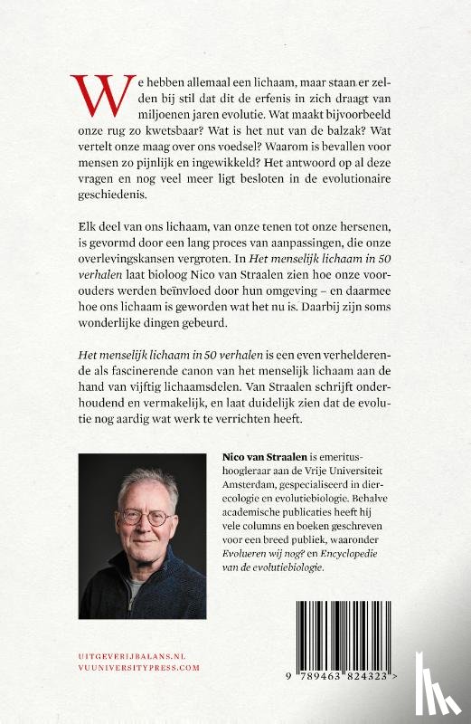 Straalen, Nico van - Het menselijk lichaam in 50 verhalen