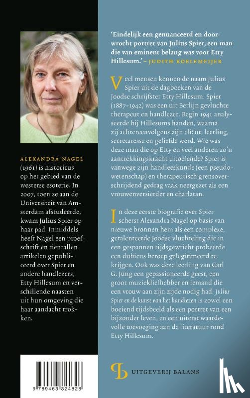 Nagel, Alexandra - Julius Spier en de kunst van het handlezen