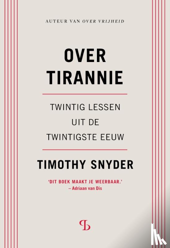 Snyder, Timothy - Over tirannie
