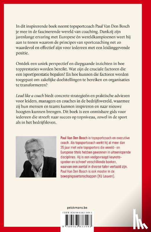 Bosch, Paul van den - Lead like a coach