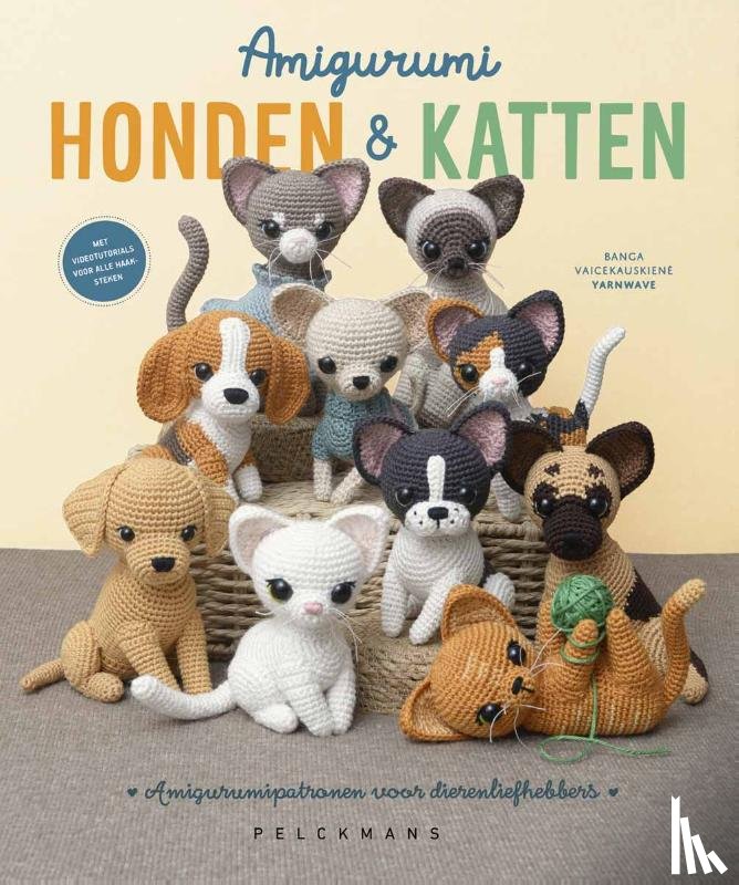 Vaicekauskienė (Yarnwave), Banga - Amigurumi Honden en katten
