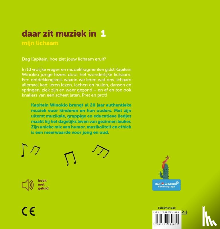 Christiaens, Naomi, Kapitein Winokio - Daar zit muziek in: Mijn lichaam