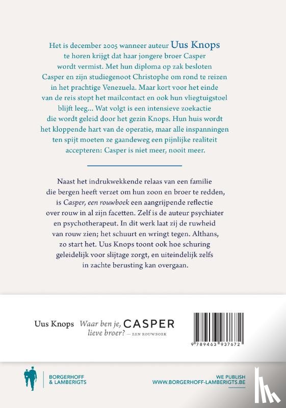 Knops, Uus - Casper, een rouwboek