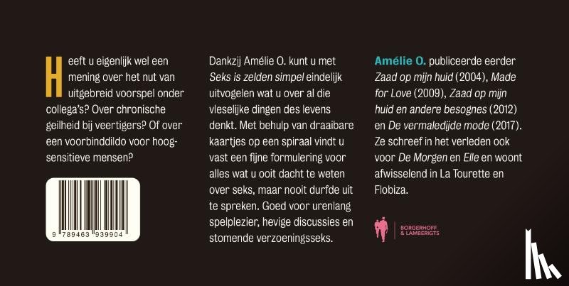 O., Amélie - Seks is zelden simpel