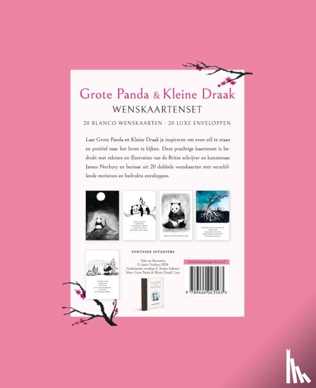 Norbury, James - Grote Panda & Kleine Draak - Wenskaartenset