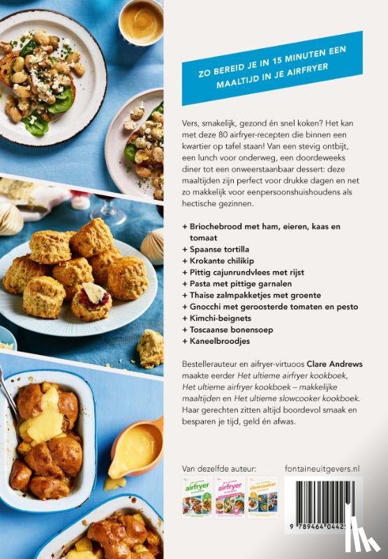Andrews, Clare - Het ultieme airfryer kookboek - in 15 minuten aan tafel