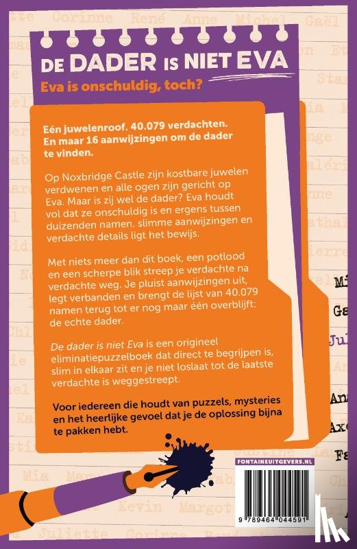 Delaurean, Côme - De dader is niet Eva
