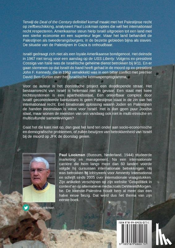 Lookman, Paul - Het zionistische project Israël Etnisch zuiver, of binationaal gidsland?