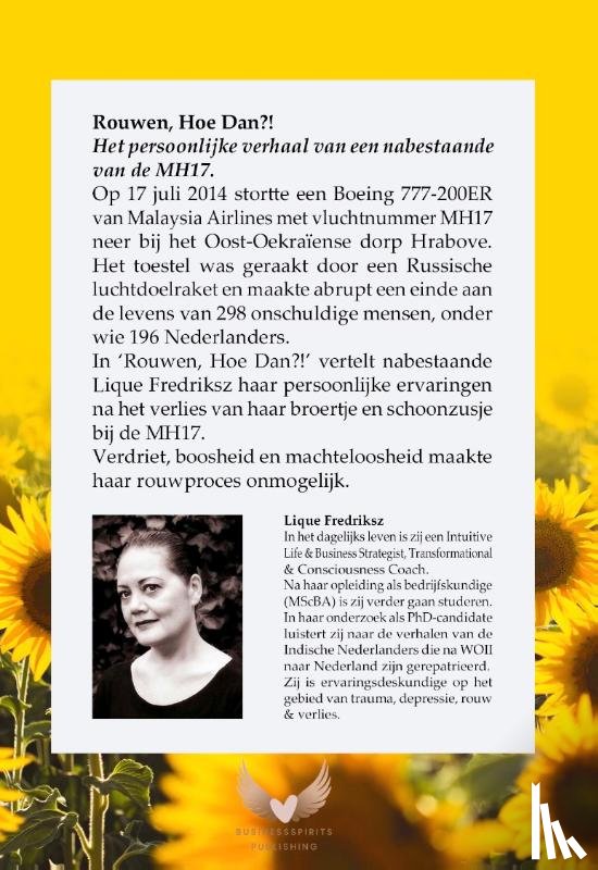 Fredriksz, Lique - MH17 Rouwen, Hoe Dan?!