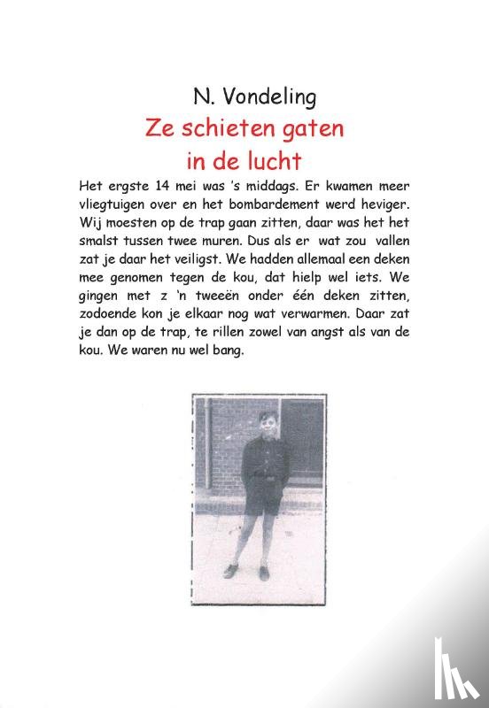 Vondeling, N. - Ze schieten gaten in de lucht