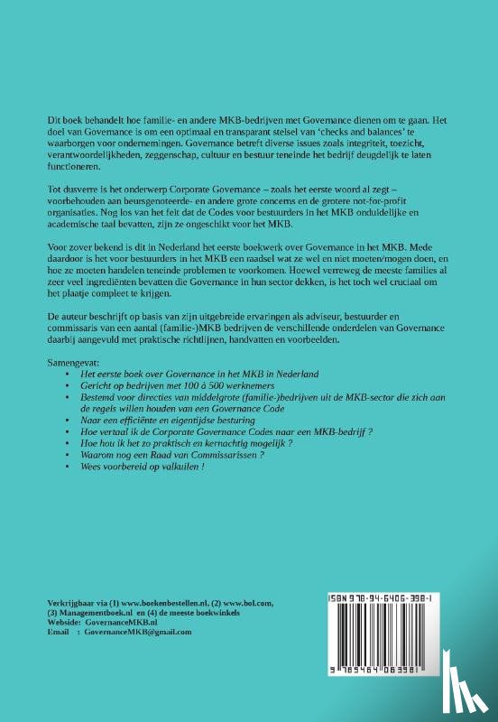 Schoot, Peter J. van der - Governance voor het MKB