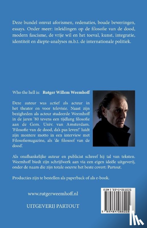 Rutger Willem Weemhoff - Gedachten