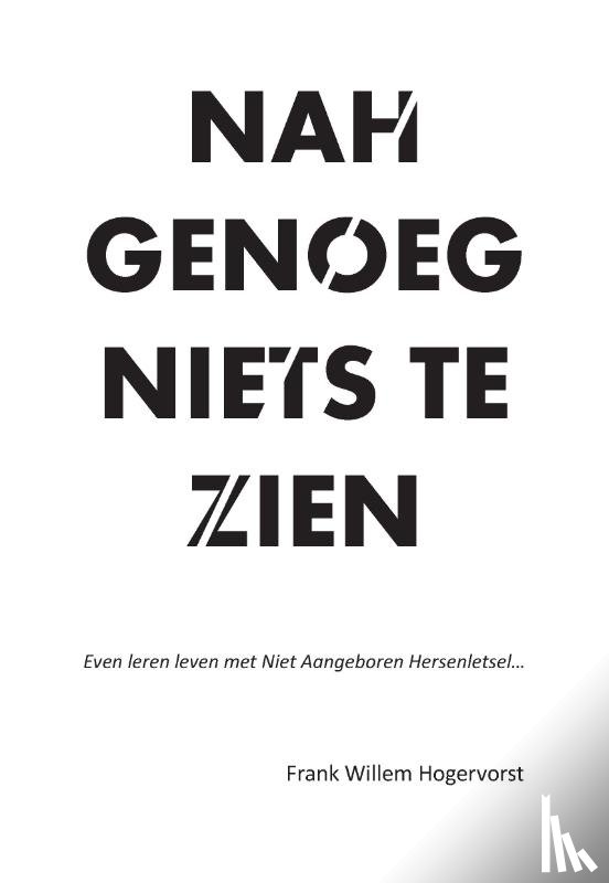 Hogervorst, Frank Willem - NAHgenoeg niets te zien