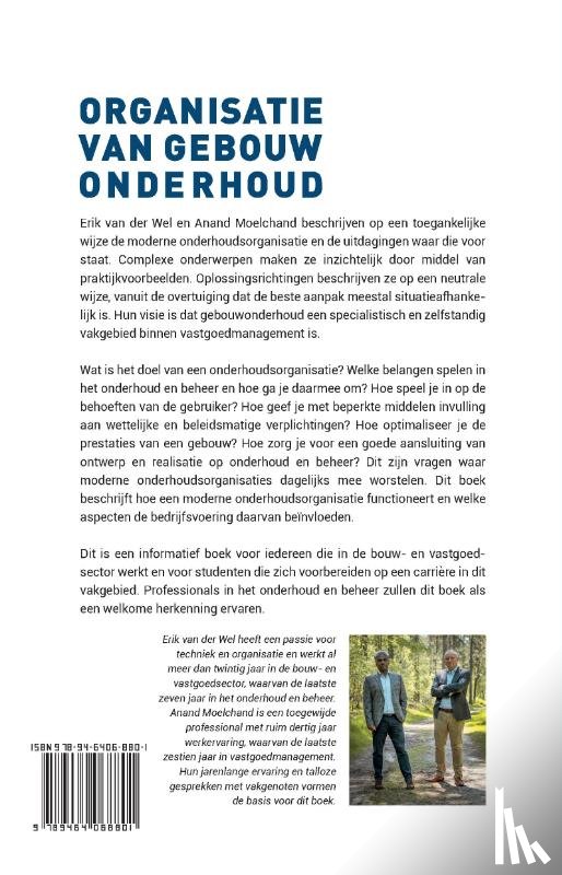Wel, Erik van der, Moelchand, Anand - Organisatie van gebouwonderhoud