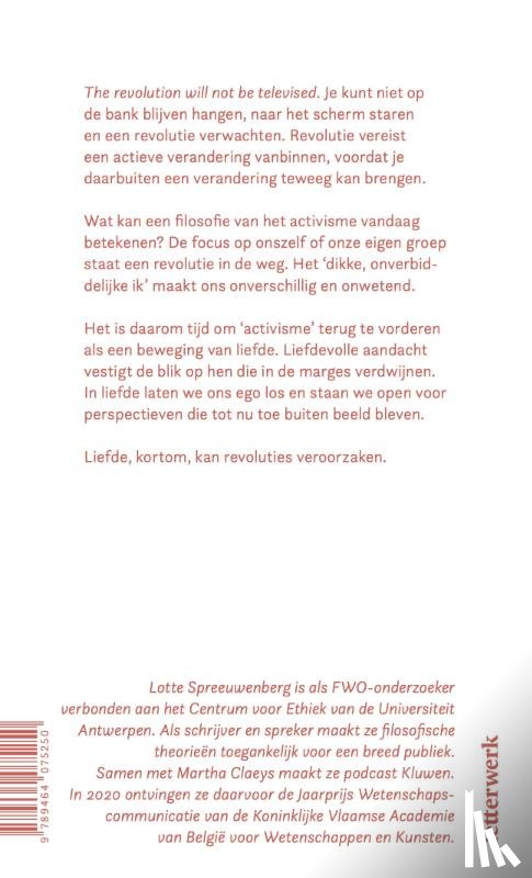 Spreeuwenberg, Lotte - Liefde en revolutie