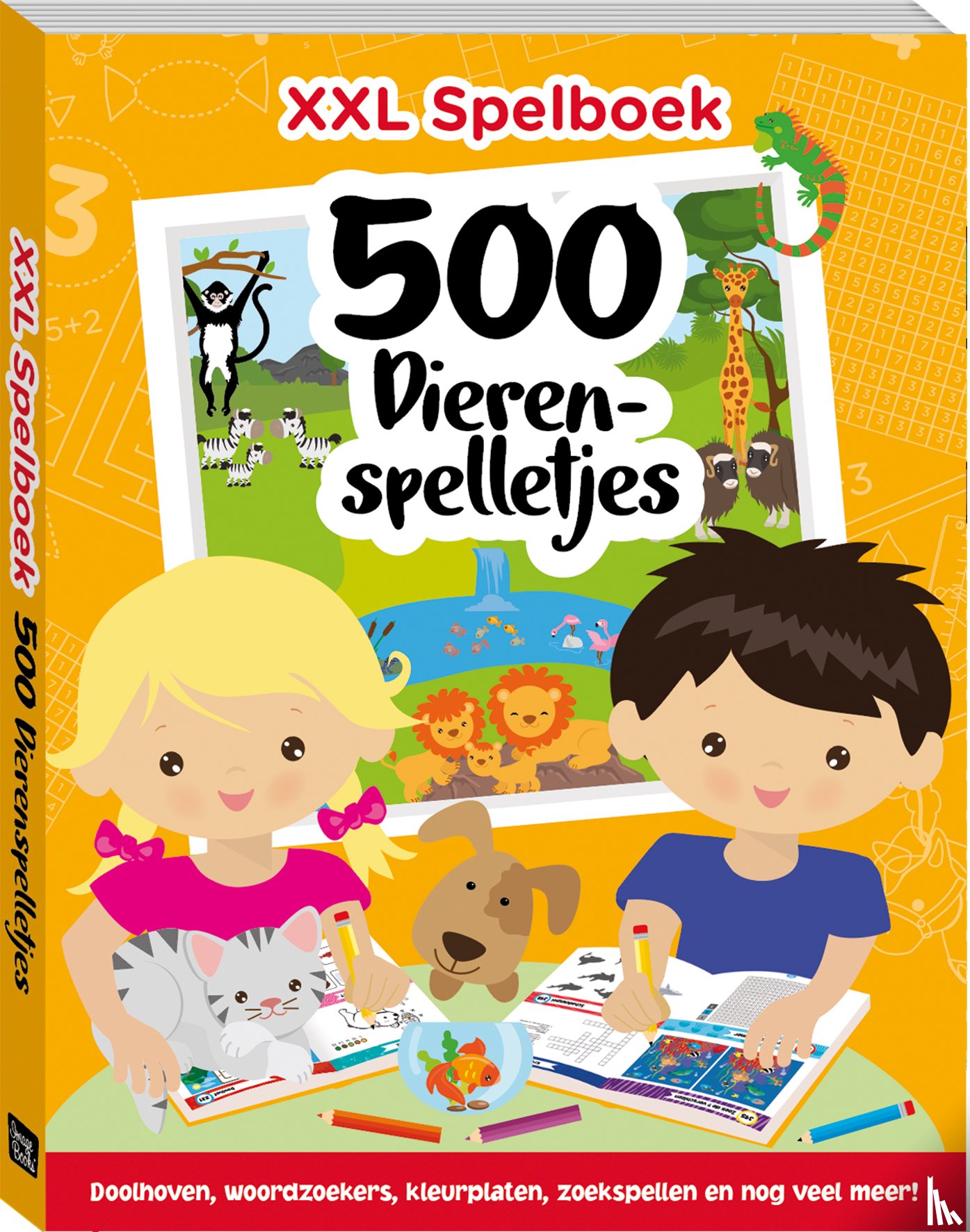ImageBooks Factory - XXL Spelboek - 500 Dierenspelletjes