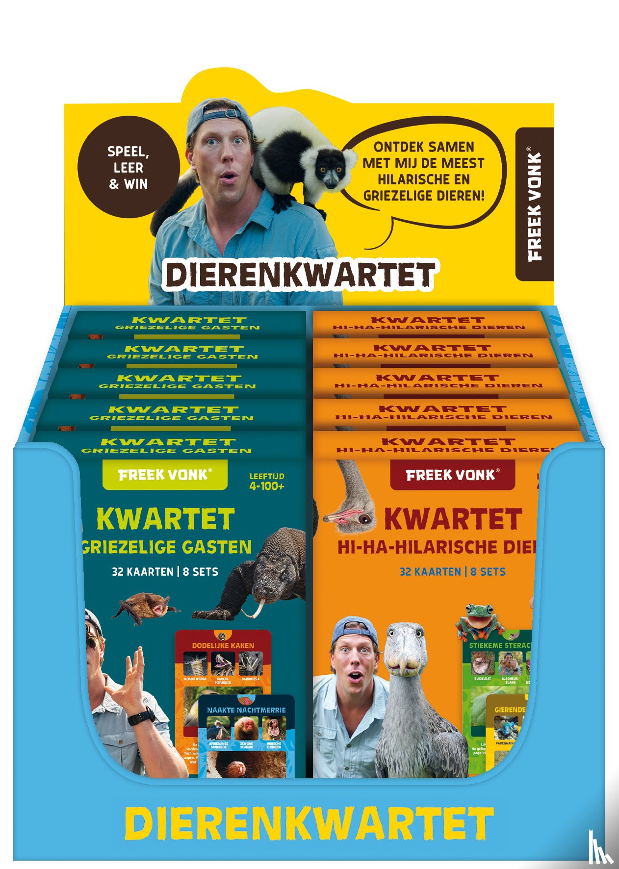 ImageBooks Factory, Vonk, Freek - Display Freek Vonk Dierenkwartet 2 x 5 ex.