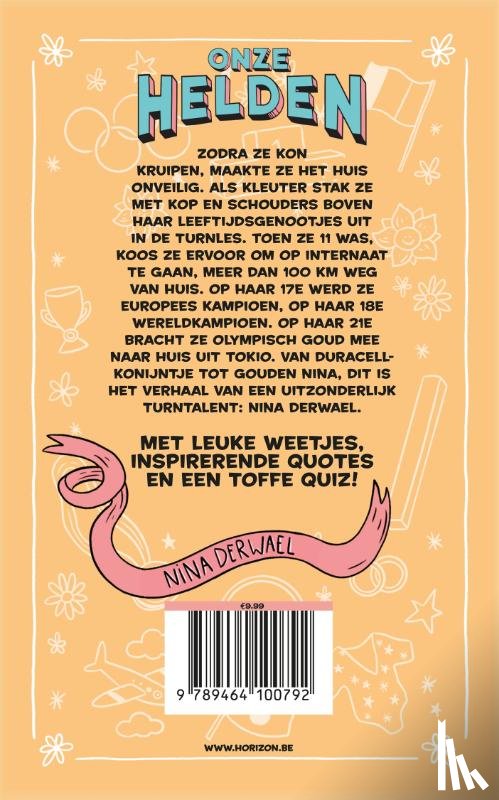 Gelder, Bieke Van - Onze helden: Nina Derwael