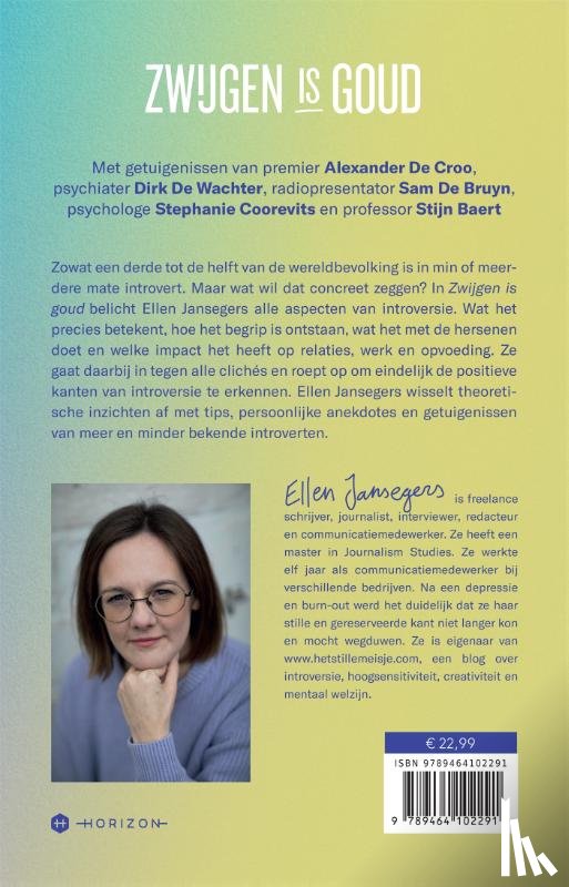Jansegers, Ellen - Zwijgen is goud