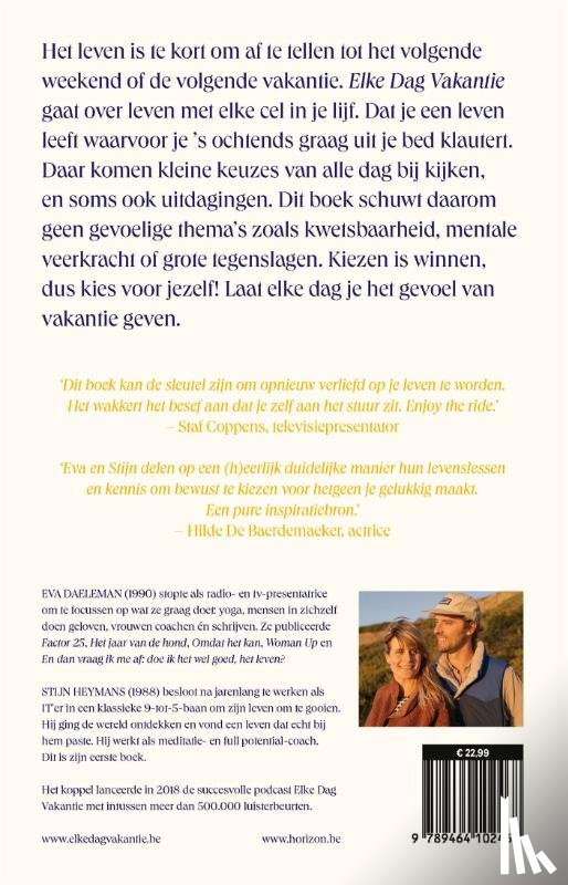 Daeleman, Eva, Heymans, Stijn - Elke Dag Vakantie