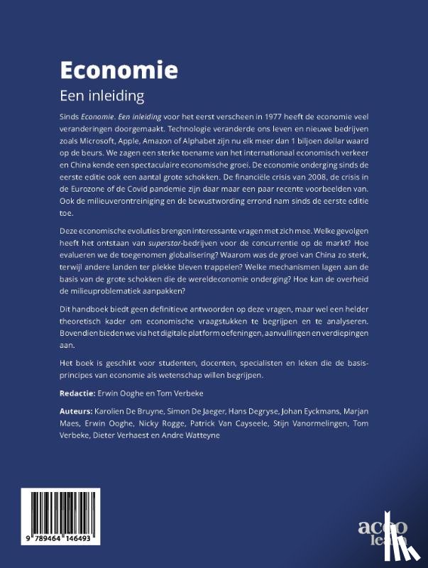 Ooghe, Erwin, Verbeke, Tom - Economie, een inleiding