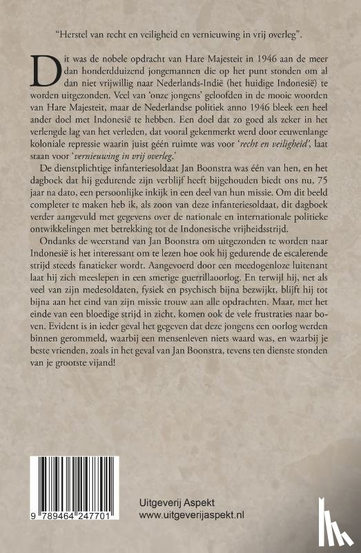 Boonstra, Wil - Dagboek Indonesië (West-Java) van Jan Boonstra