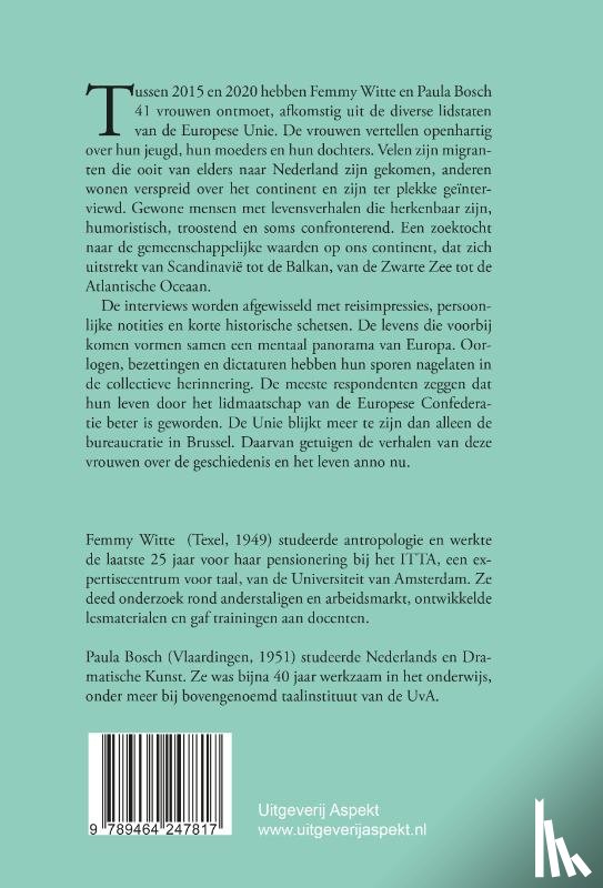 Witte, Femmy, Bosch, Paula - Vrouwen van Europa