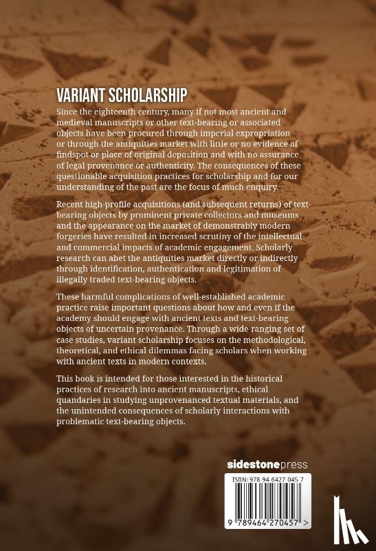  - Variant scholarship