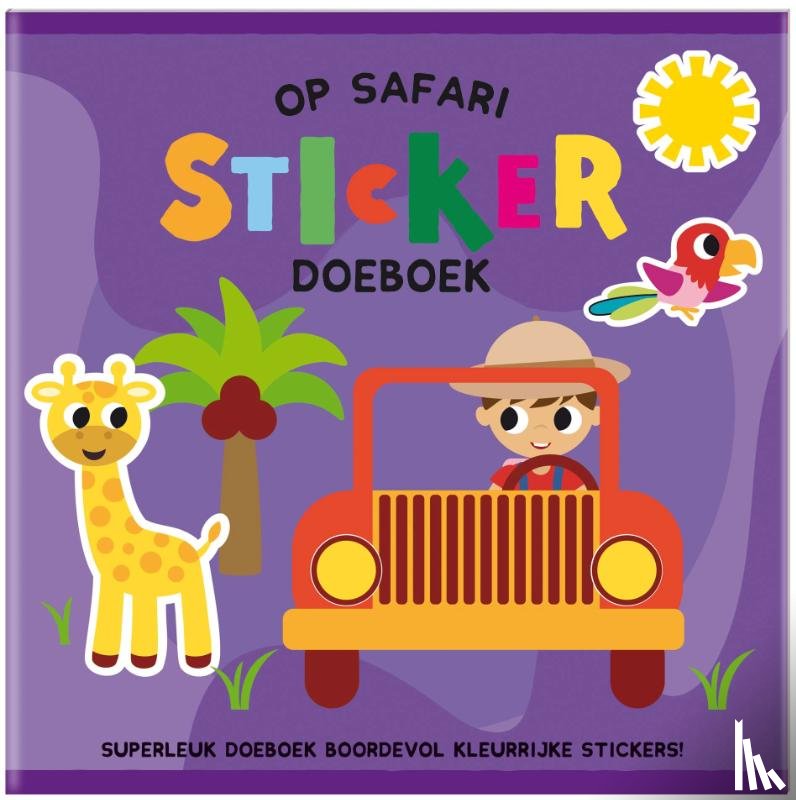 Interstat - Op Safari Sticker Doeboek - (set van 4)