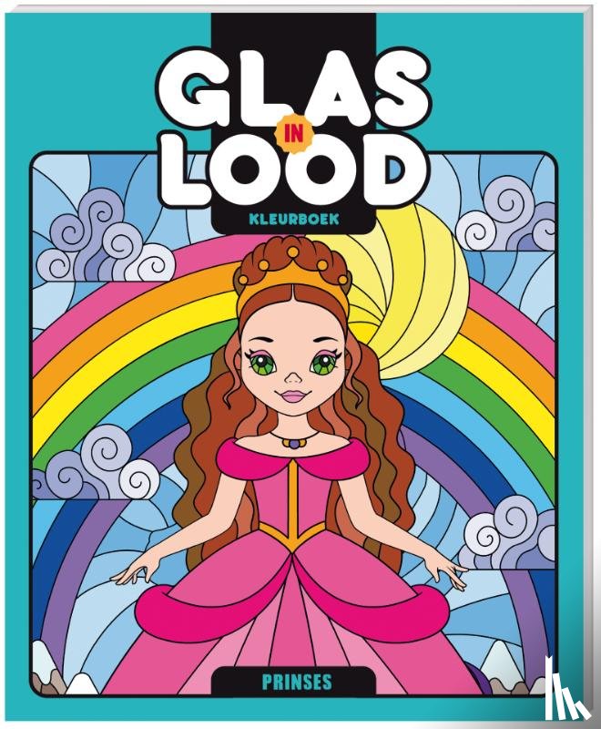 Interstat - Glas-in-lood kleurboek Prinses