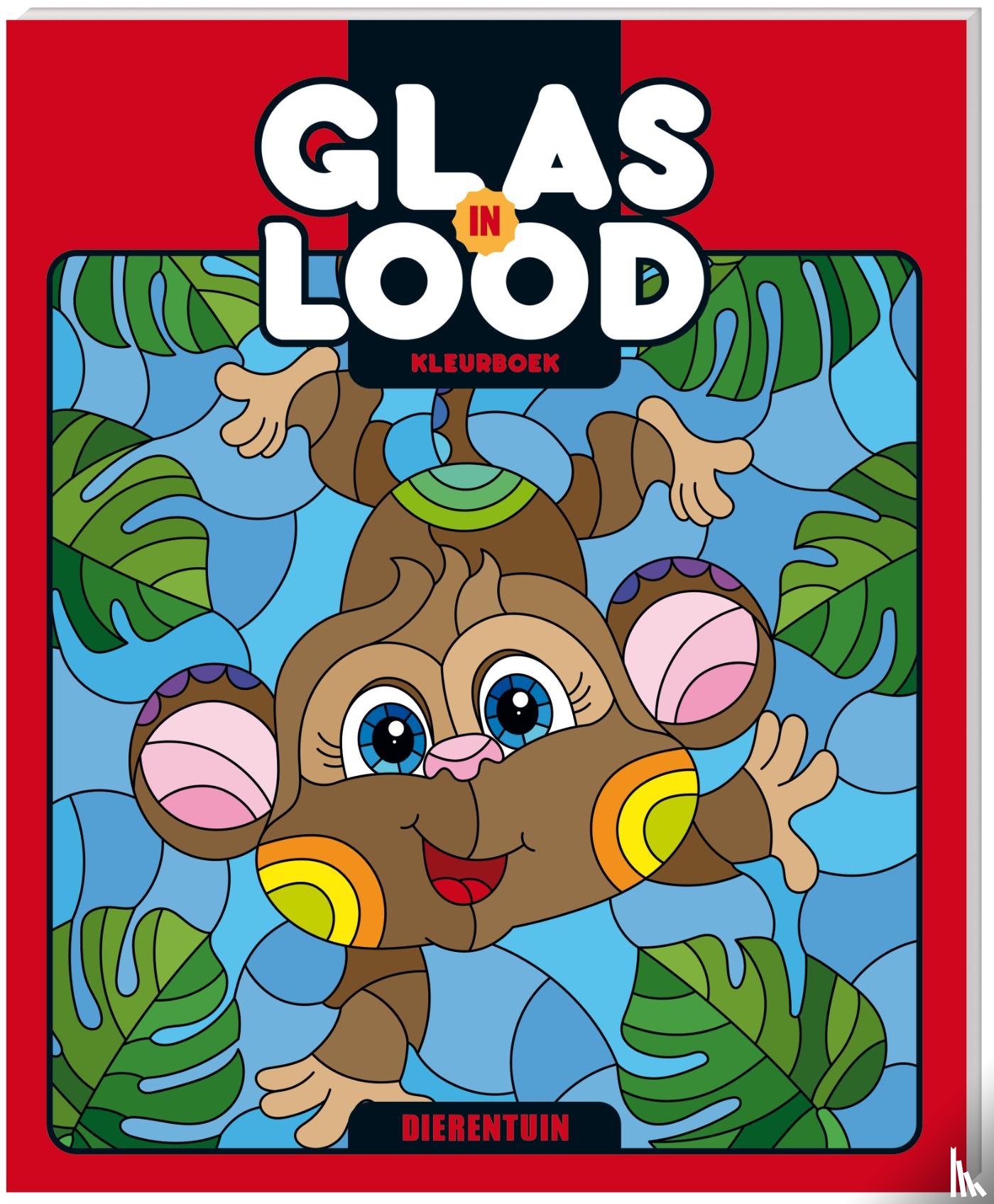 Interstat - Kleurboek glas-In-Lood - Dierentuin