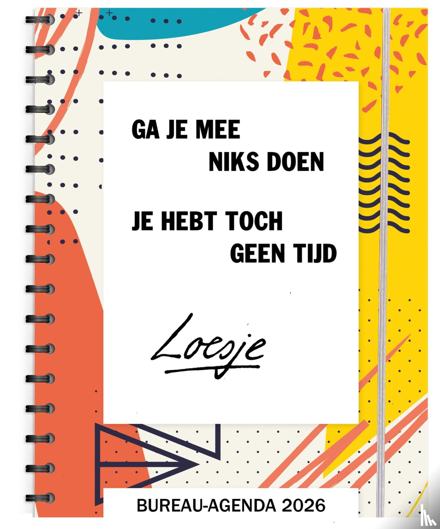 Loesje - Loesje bureau agenda A4 - 2026