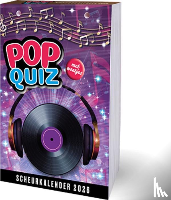  - Popquiz met weetjes scheurkalender 2026