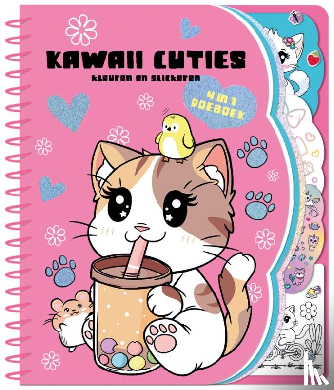 ImageBooks BV - 4-in-1 doeboek - Kawaii cuties