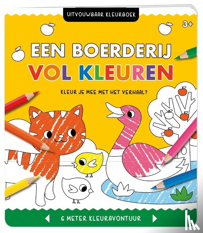 Interstat - Uitvouwbaar kleurboek - Een boerderij vol kleuren