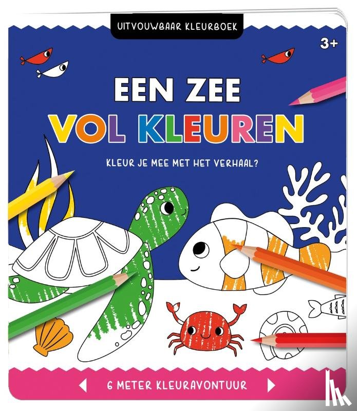 Interstat - Uitvouwbaar kleurboek - Een zee vol kleuren
