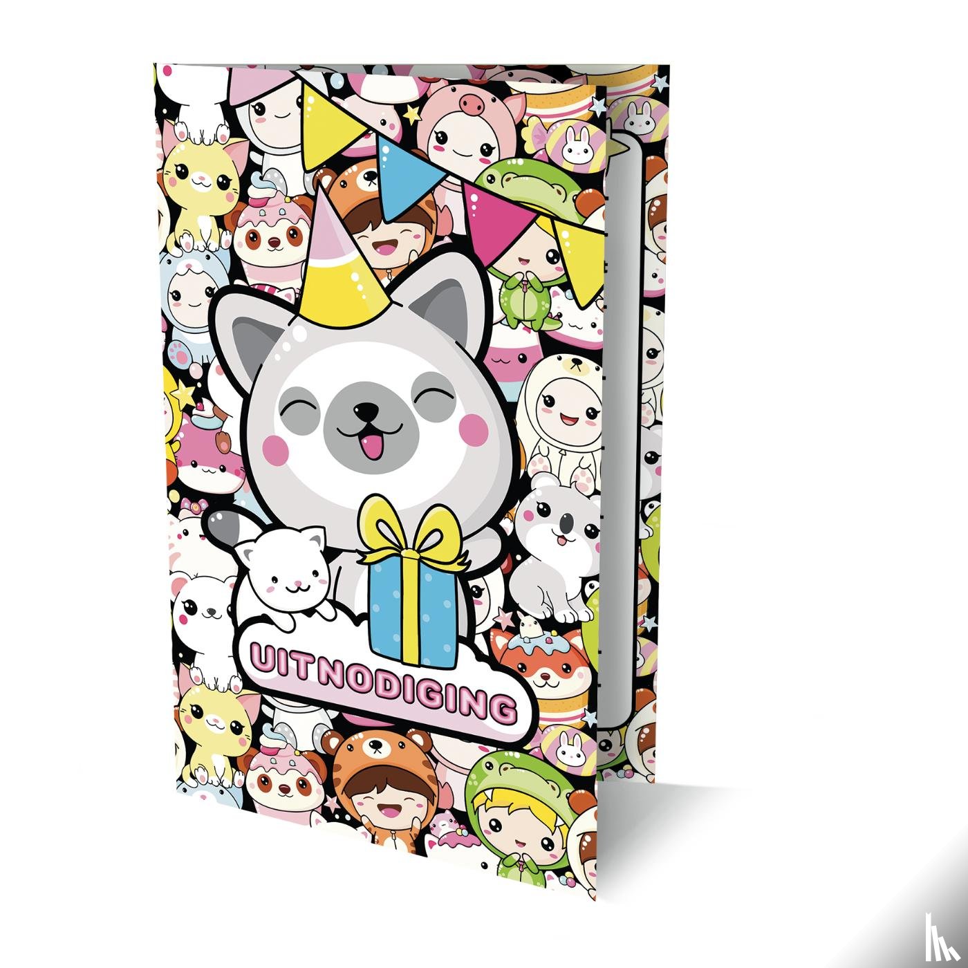 Interstat - Uitnodigingen Kawaii 1 PK 952 / set van 6