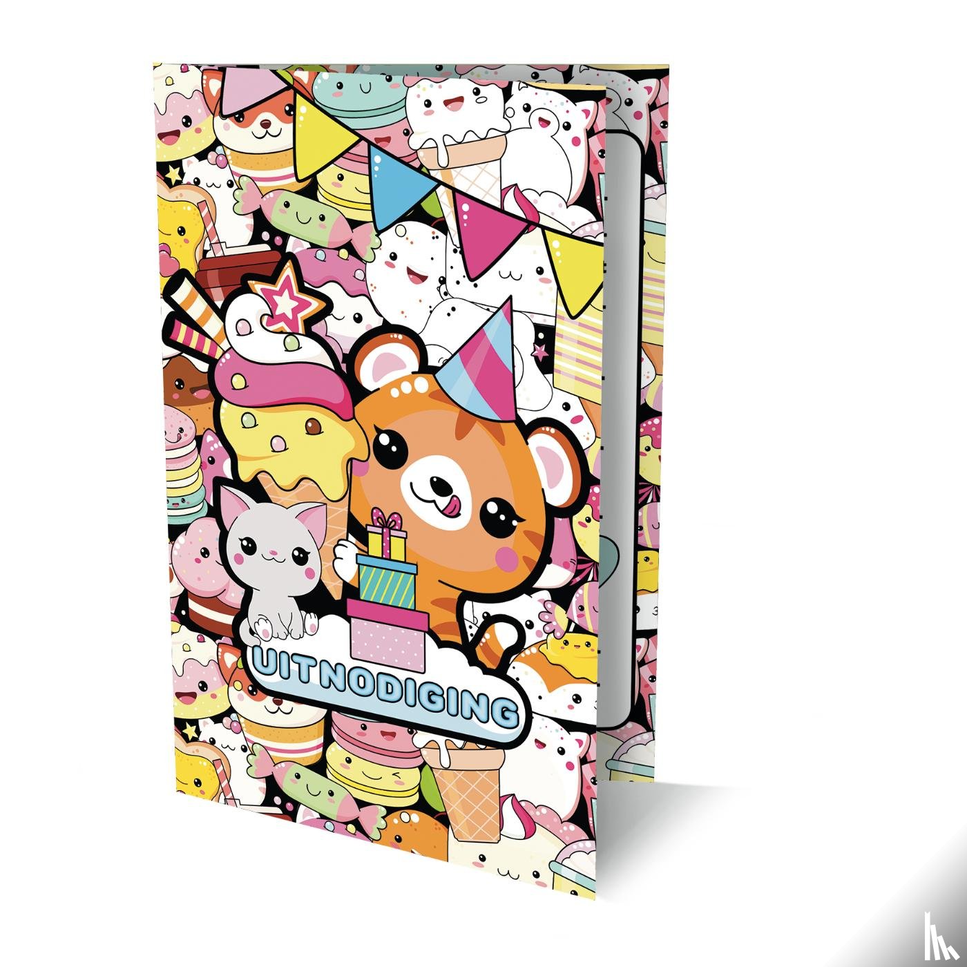Interstat - Uitnodigingen Kawaii 2 PK 953 / set van 6