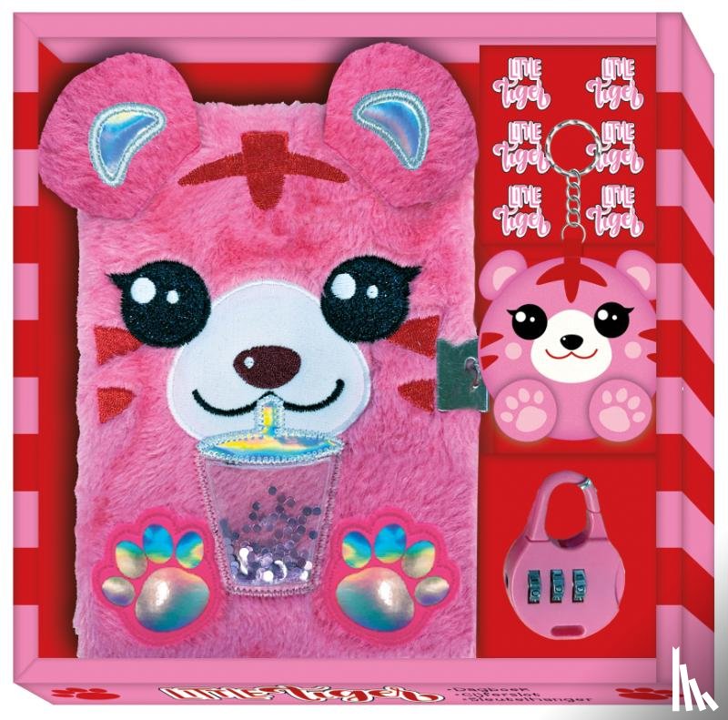 Interstat - Dagboek met slot pluche - Little Tiger