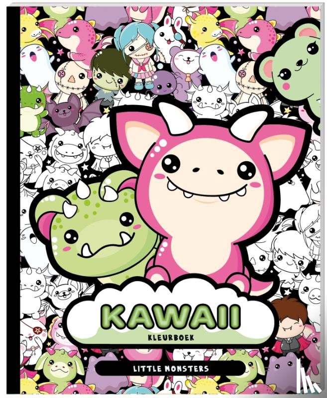 Interstat - Kawaii kleurboek - Little Monsters