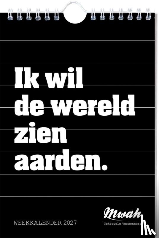 Mwah - Mwah weekkalender 2027