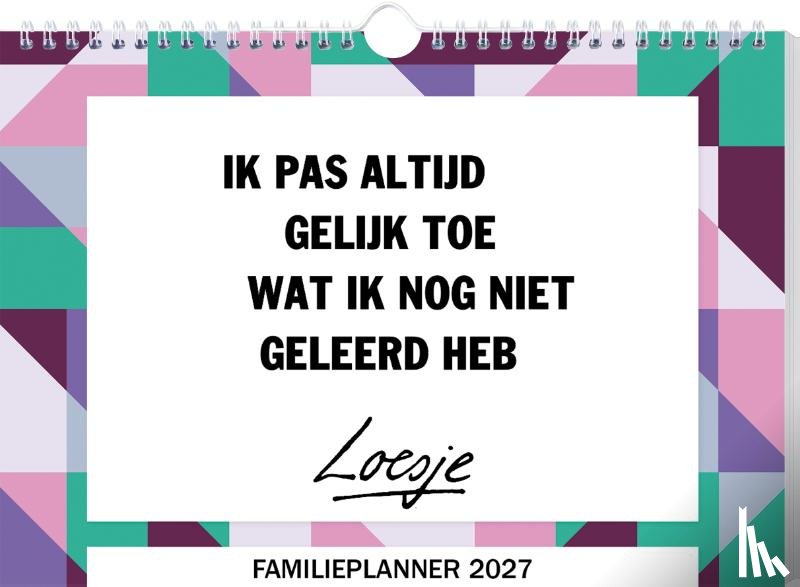 Loesje - Loesje familieplanner 2027