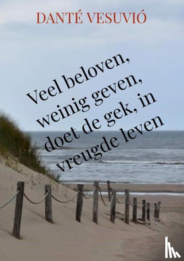 Vesuvió, Danté - Veel beloven, weinig geven, doet de gek, in vreugde leven