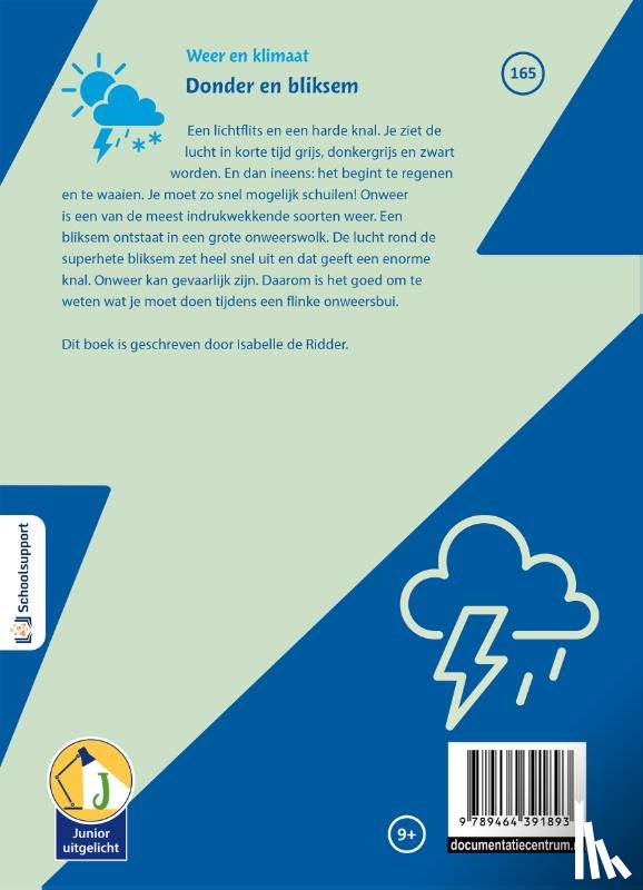 Ridder, Isabelle de - Donder en bliksem
