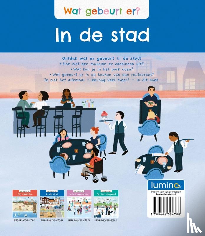 Savery, Annabel - Wat gebeurt er? In de stad