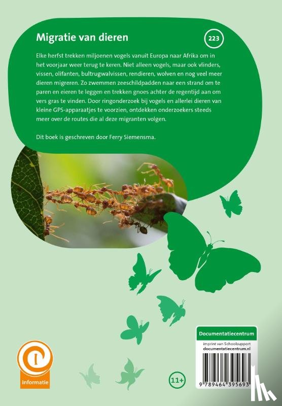 Siemensma, Ferry - Migratie van dieren