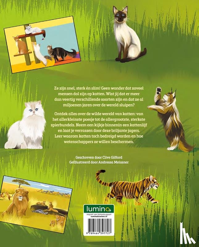 Gifford, Clive, Meissner, Andressa - De wilde wereld van katten